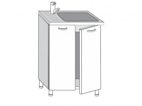 2.60.2м Шкаф-стол на 600мм под врезную мойку с 2-мя дверцами в Пыть-Яхе - pyt-yah.magazin-mebel74.ru | фото