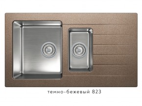 Мойка комбинированная Tolero twist TTS-890 Темно-бежевый 823 в Пыть-Яхе - pyt-yah.magazin-mebel74.ru | фото