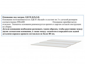 Основание из ЛДСП 0,9х2,0м в Пыть-Яхе - pyt-yah.magazin-mebel74.ru | фото